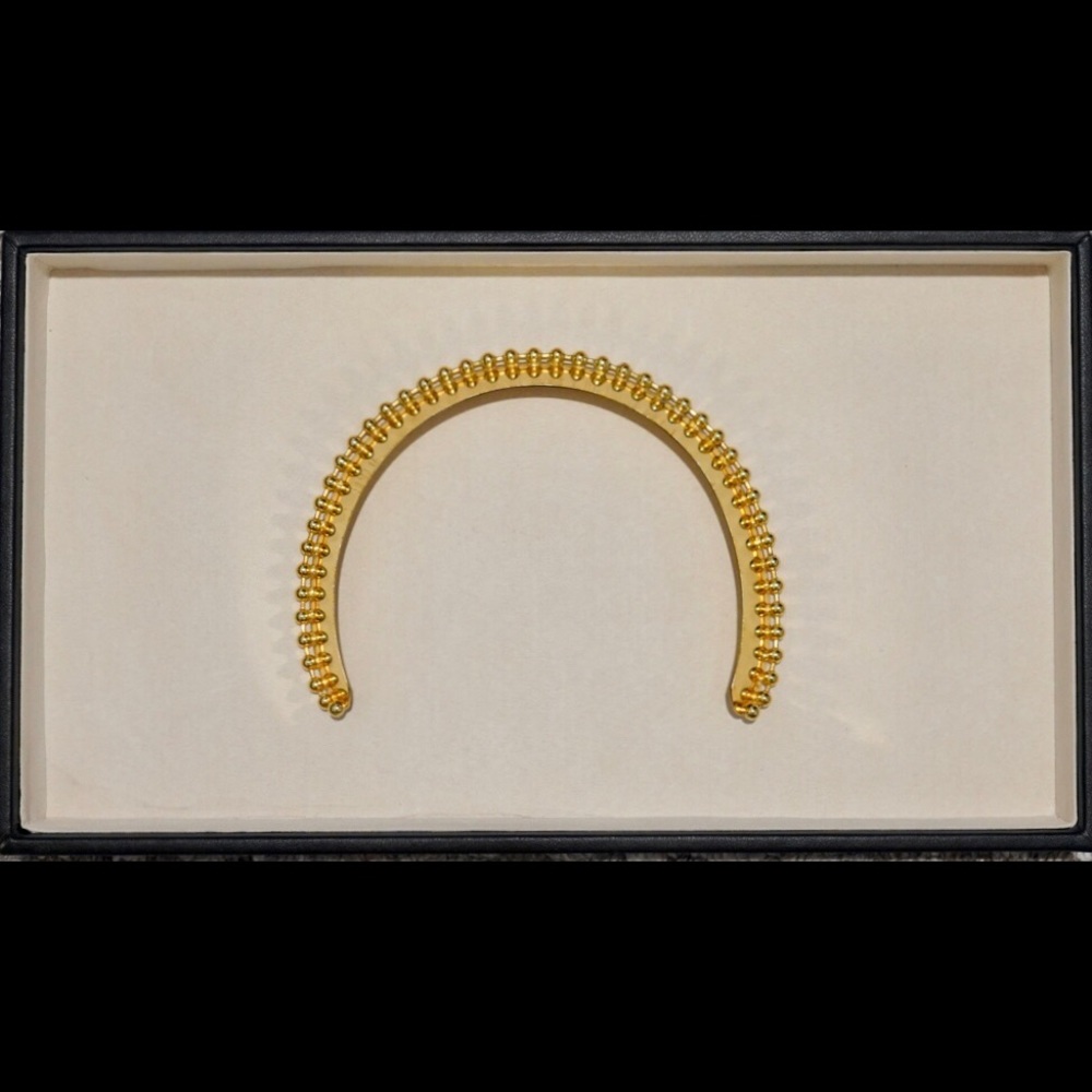Lelet NY Glossy Ballchain Wide Headband, 14k Gold